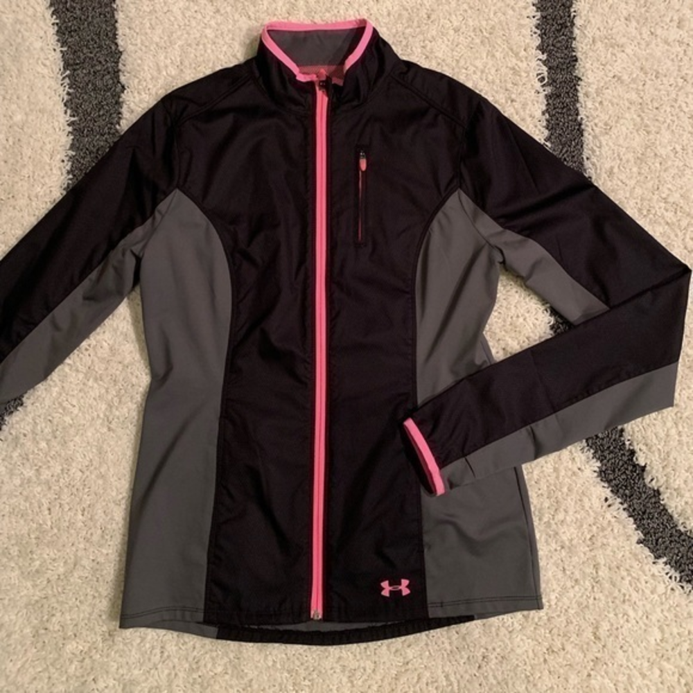 UA Semi Fitted ColdGear Running Jacket‎ Like New